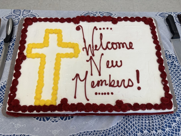 New Member Cake - St Paul's Lutheran Church